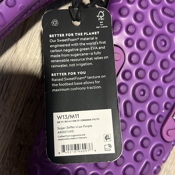 NWT Allbirds Sugar  Zeffers Flip Flops​​​​​ - Picture 4 of 8